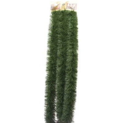 Image of Festive Productions Tinsel Garland, 6 m Green