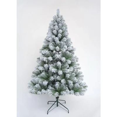 Image of Garden Store Direct Colorado Chrtistmas Tree Green, Grey, Black, White, Frosted or Flocked (150cm (5ft), Snow Covered)