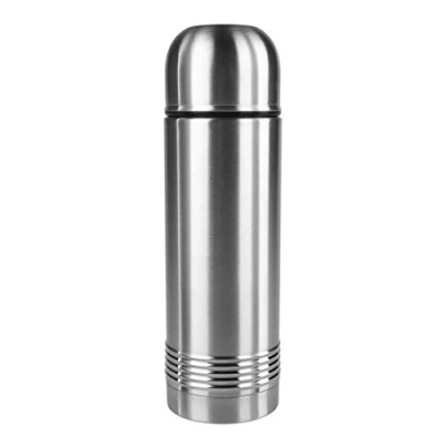 Image of Emsa 618101600 Senator Safe Loc insulated flask, 1.0 litres, stainless steel