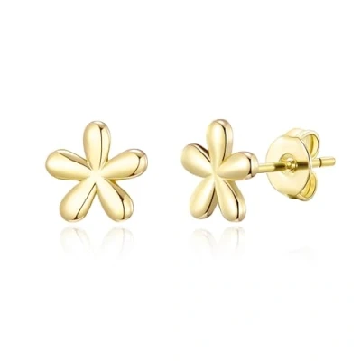 Image of Philip Jones Gold Plated Flower Stud Earrings