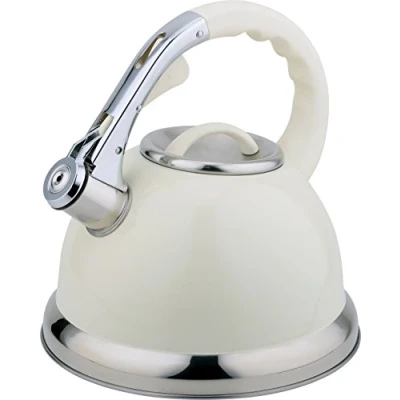 Image of CookSpace 3.5 Litre Stainless Steel Induction Whistling Kettle (Cream)