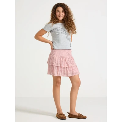 Image of Lindex skirt Aline for kids, Size: 7 8y, Dusty pink