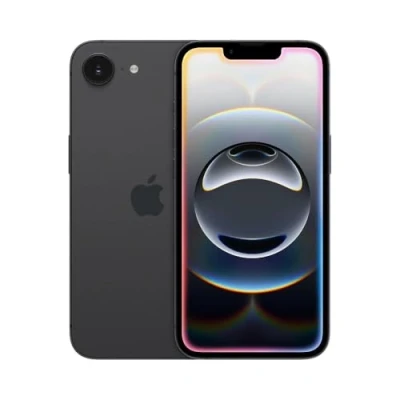 Image of Apple iPhone 16e, 128GB, Black (Renewed)