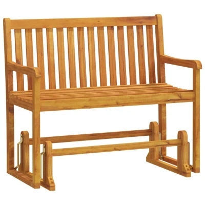 Image of vidaXL Garden Swing Bench 110 cm Solid Acacia Wood