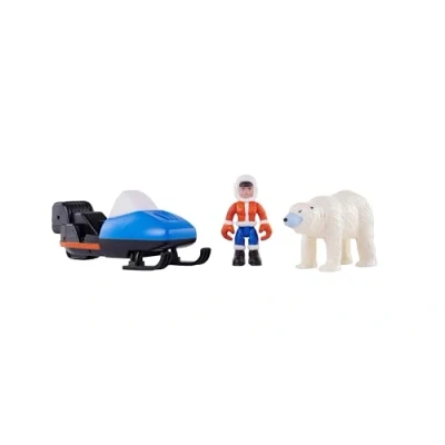 Image of Wild Republic Green Guardians Polar Bear Playset, Toy Figures, Educational Toys, Eco Friendly