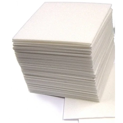 Image of LexSel Safe Print Lino Block Printing Tiles Polystyrene Sheets for 16.5 x 16.5cm Pack of 50 with Hints &amp; Tips Guide