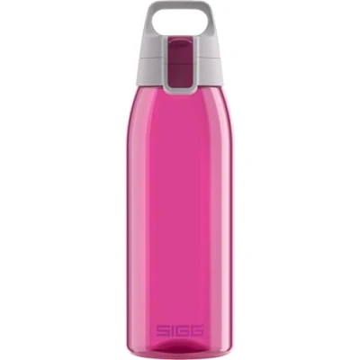 Image of SIGG Tritan Water Bottle Total Color ONE Suitable For Carbonated Beverages Dishwasher Safe Leakproof Featherweight BPA Free 0.6L / 1L, Berry