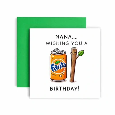 Image of Huxters Funny Birthday Card for Nana Have a Fantastick Her Women gift 14.8cm (Nana)