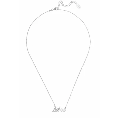 Image of Latelita Zodiac STAR SIGN NAME Libra Necklace, Women&#039;s, Size: One Size, Silver coloured