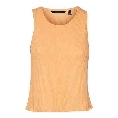 Image of VERO MODA Women&#039;s Vmemma Noos Tank Top, Mock Orange, XS