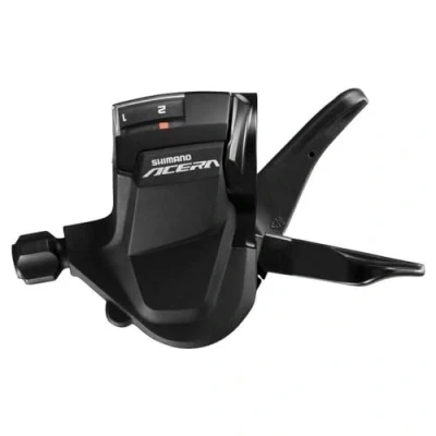 Image of Shimano SL M3010 Acera shift lever, band on, 2 speed, left hand