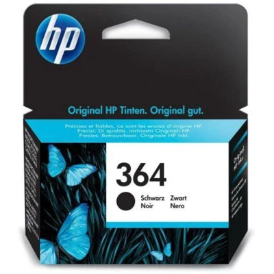 Image of HP 364 Black Standard Capacity Ink Cartridge 6ml CB316E