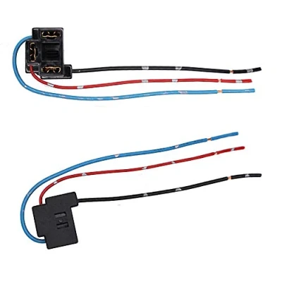 Image of HUIQIAODS H4 Female Socket 9003 Fog Light Headlight Extension Connector Plug
