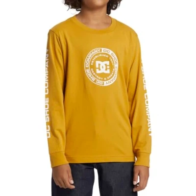 Image of Dcshoes T shirt DC CORPO LS BOY Youth Yellow 14/L