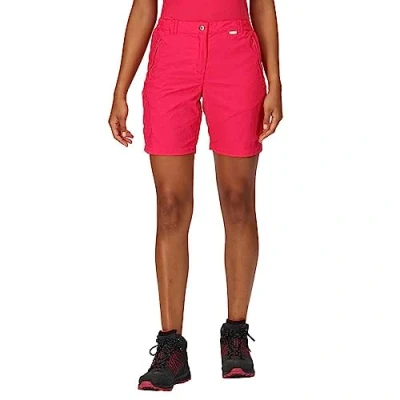 Image of Regatta Women&#039;s Chaska Ii Pantalones Cortos de Senderismo para Mujer Board Shorts, Pink Potion, 8
