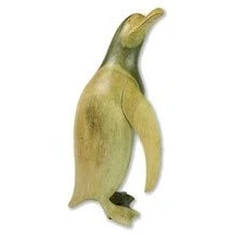 Image of Thai Gifts Wooden Ornament Penguin Carving Large 30cm