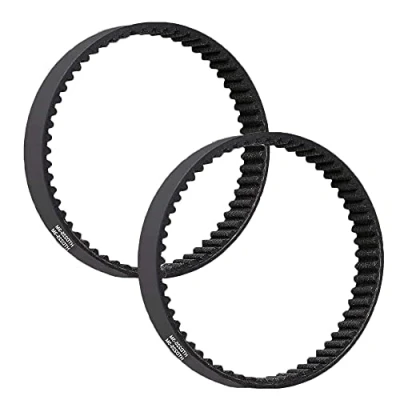 Image of 2 Pcs Planer Drive Belt Rubber Toothed Belts HTD 3M Loop Compatible with Bosch PHO 15 82/PHO 16 20 82 9mm Planers