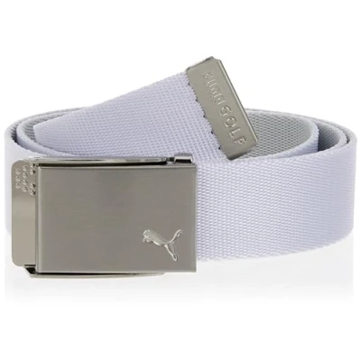 Image of PUMA Reversible Web Belt Bright White One Size
