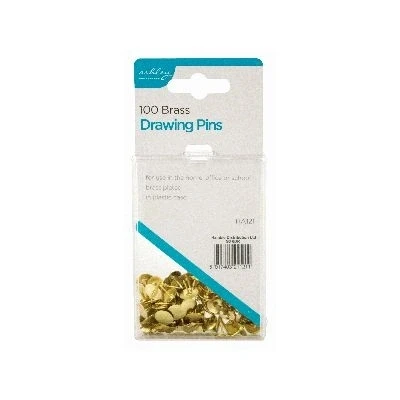 Image of Drawing Pins Brass By Ashley