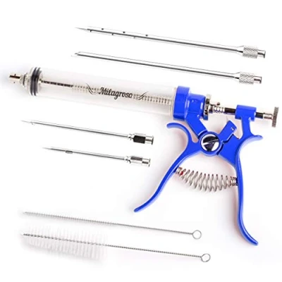 Image of Meat Injector Marinade Gun Professional Syringe