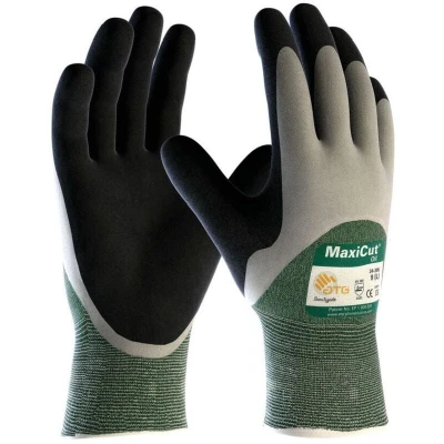 Image of Atg 34 305 MaxiCut Oil Grip 3/4 Coat Gloves Cut 3 SZ10