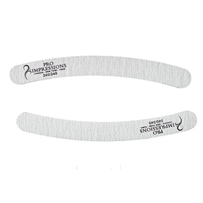 Image of 240/240 Grit Nail File Proimpressions (Boomerang 25 Pack)