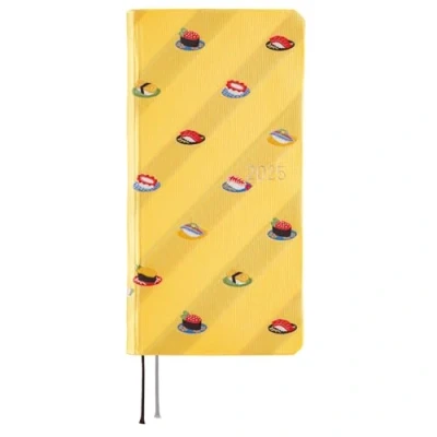 Image of Hobonichi Techo 2025 Weeks MEGA [English/Tall and Slim Size/January Start/Planner] Bow &amp; Tie: Sushi