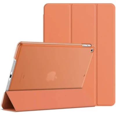 Image of JETech Case for iPad 9/8/7 (10.2 Inch, 2021/2020/2019 Model, 9th/8th/7th Generation), Auto Wake/Sleep (Papaya)