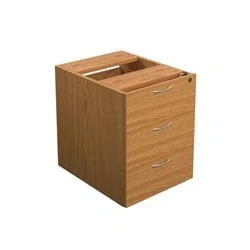 Image of 655 Fixed Pedestal 3 Drawers Nova Oak