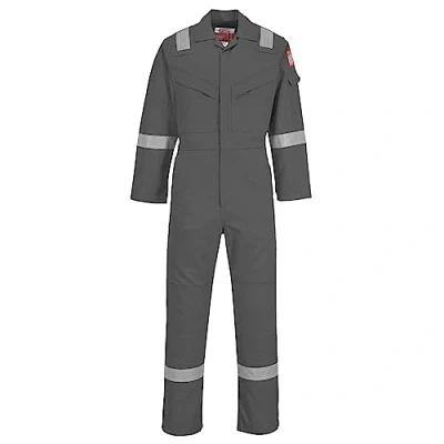 Image of Flame Resistant Anti Static Coverall 350g (Grey) L
