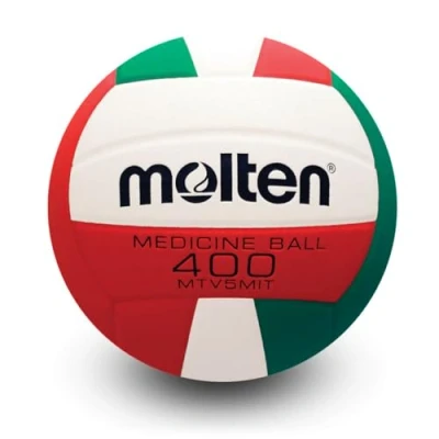 Image of Molten Setter Training Volleyball Red/Green/White, Heavy Wgt/14.1 Ounce