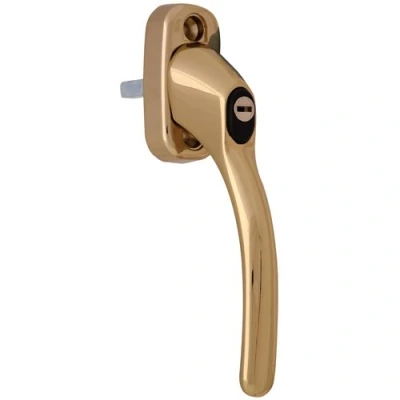Image of Fab &amp; Fix Tilt Turn Locking Window Handle (Hardex Gold)