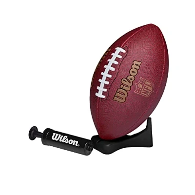 Image of Wilson American Football NFL Ignition, Mixed leather, Brown / Gold, Junior