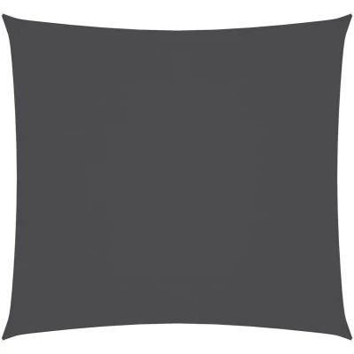 Image of vidaXL Sunshade Sail Oxford Fabric Square 3.6x3.6 m Anthracite