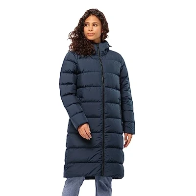 Image of Jack Wolfskin Women&#039;s Frozen Palace Coat W Down Parka, Night Blue, L
