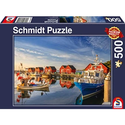 Image of Schmidt Weisse Wiek Fishing Harbour 500 piece Jigsaw Puzzle