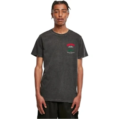 Image of Merchcode Sopranos Nuevo Vesuvio Print Tshirt, Men&#039;s, Size: XL, Black