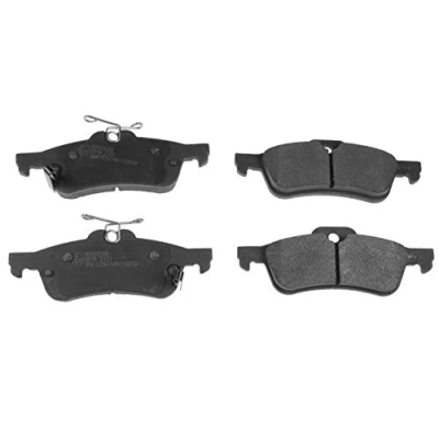 Image of 044660D010 Brake pad set BLUE PRINT ADH24289 Rear Axle with acoustic wear warning HONDA: CIVIC 9, 9 Tourer, TOYOTA: Yaris III Hatchback