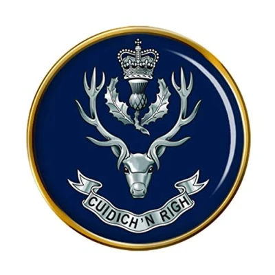 Image of The Highlanders, British Army Pin Badge