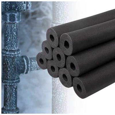 Image of Outdoor Water Pipe Insulation, Foam Tube, Lagging Insulation Pipe, Flexible Grip Tubing, Thickness 0.35″/9mm Frostproof Fireproof Tube Covers Length 5.9&#039;/180cm(13mmx9mmx180cm)