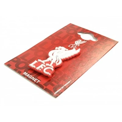 Image of Liverpool FC Official Football Crest Fridge Magnet (One Size) (Red/White)