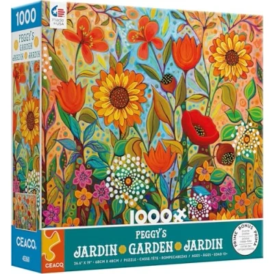 Image of Ceaco Peggy&#039;s Garden Joy in The Morning 1000 Piece Jigsaw Puzzle