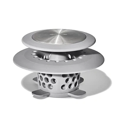 Image of OXO Good Grips Stainless Steel Hair Catch Drain Protector