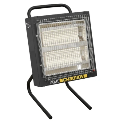 Image of Sealey Ceramic Heater 1.2/2.4kW 110V