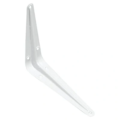 Image of Merriway BH05494 (12 Pcs) London Style Shelf Brackets 225 x 175mm (9 7 Inch) White Pack of 12 Pieces