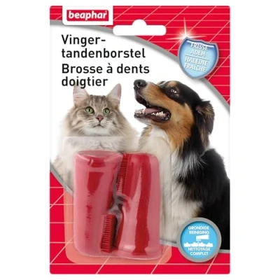 Image of Beaphar buccafresh, Finger Toothbrush Oral Hygiene Cat and Dog