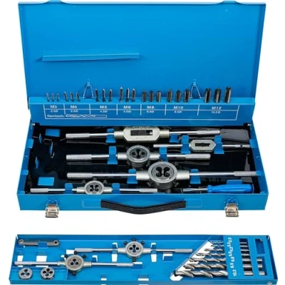 Image of BGS 1927 Tap and Die Set M3 M12 44 pcs.