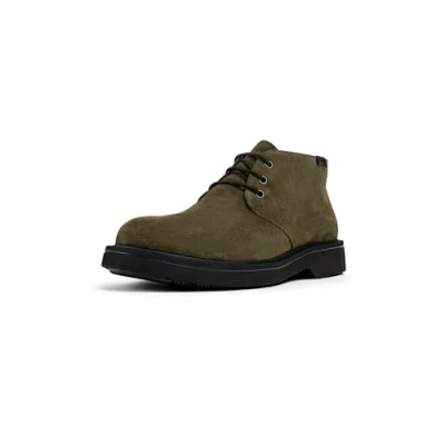 Image of Camper Norman Casual laceups, Men&#039;s, Size: 6, Dark green Suede