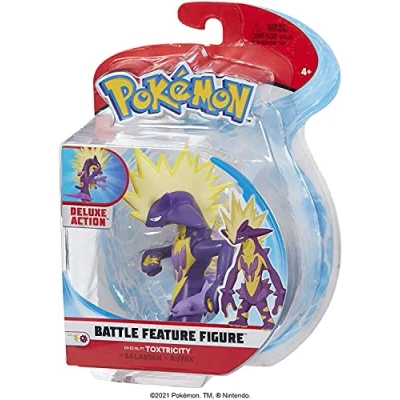 Image of Pokemon Battle Feature, Red, 4.5&quot; Figure Toxtricity, 674 PKW0161