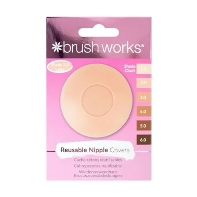 Image of Brushworks Reusable Silicone Nipple Covers